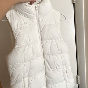 White Puffer Vest